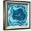 Agate in Aqua-Danielle Carson-Framed Art Print