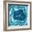 Agate in Aqua-Danielle Carson-Framed Art Print