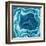 Agate in Aqua-Danielle Carson-Framed Art Print