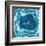 Agate in Aqua-Danielle Carson-Framed Art Print