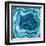 Agate in Aqua-Danielle Carson-Framed Art Print