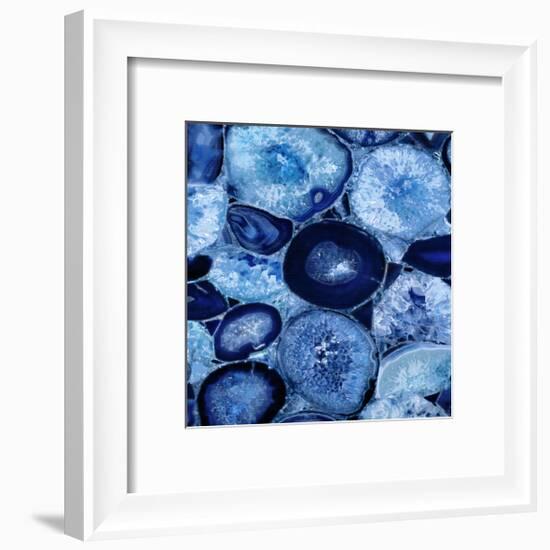 Agate in Blue I-Danielle Carson-Framed Giclee Print