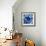 Agate in Blue I-Danielle Carson-Framed Giclee Print displayed on a wall