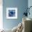 Agate in Blue I-Danielle Carson-Framed Giclee Print displayed on a wall