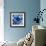 Agate in Blue I-Danielle Carson-Framed Giclee Print displayed on a wall