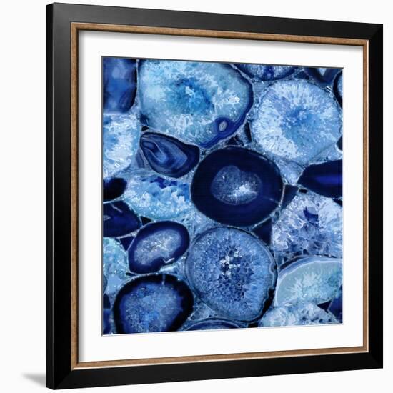 Agate in Blue I-Danielle Carson-Framed Art Print