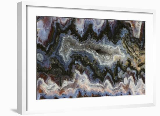 Agate in Colorful Design, Sammamish, WA-Darrell Gulin-Framed Photographic Print