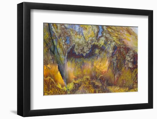 Agate in Colorful Design, Sammamish, WA-Darrell Gulin-Framed Photographic Print