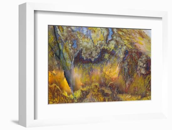 Agate in Colorful Design, Sammamish, WA-Darrell Gulin-Framed Photographic Print