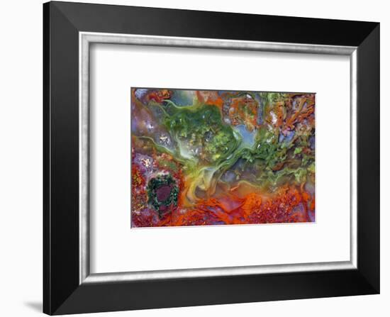 Agate in Colorful Design, Sammamish, WA-Darrell Gulin-Framed Photographic Print