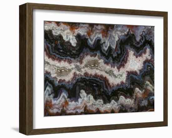 Agate in Colorful Design, Sammamish, WA-Darrell Gulin-Framed Photographic Print