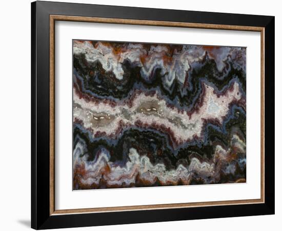 Agate in Colorful Design, Sammamish, WA-Darrell Gulin-Framed Photographic Print