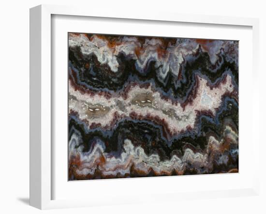 Agate in Colorful Design, Sammamish, WA-Darrell Gulin-Framed Photographic Print