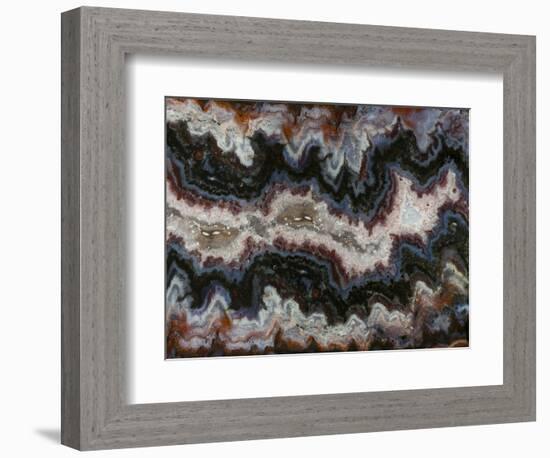 Agate in Colorful Design, Sammamish, WA-Darrell Gulin-Framed Photographic Print