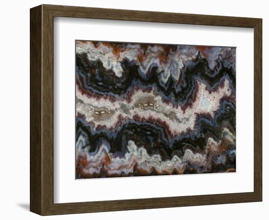 Agate in Colorful Design, Sammamish, WA-Darrell Gulin-Framed Photographic Print