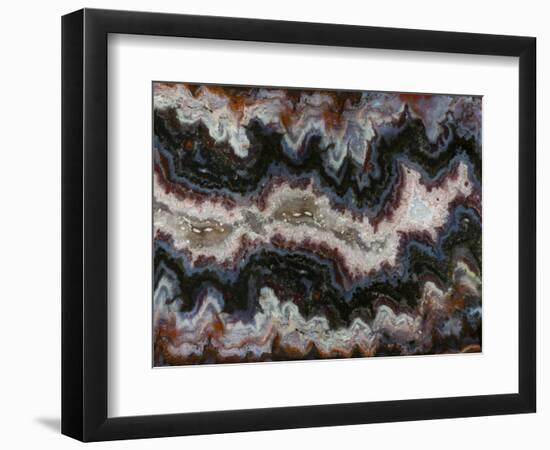 Agate in Colorful Design, Sammamish, WA-Darrell Gulin-Framed Photographic Print