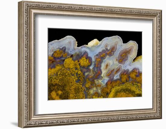 Agate in Colorful Design, Sammamish, WA-Darrell Gulin-Framed Photographic Print