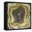 Agate in Gold & Grey II-Danielle Carson-Framed Stretched Canvas