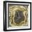 Agate in Gold & Grey-Danielle Carson-Framed Art Print