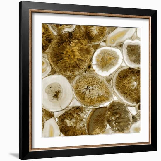 Agate in Gold II-Danielle Carson-Framed Art Print