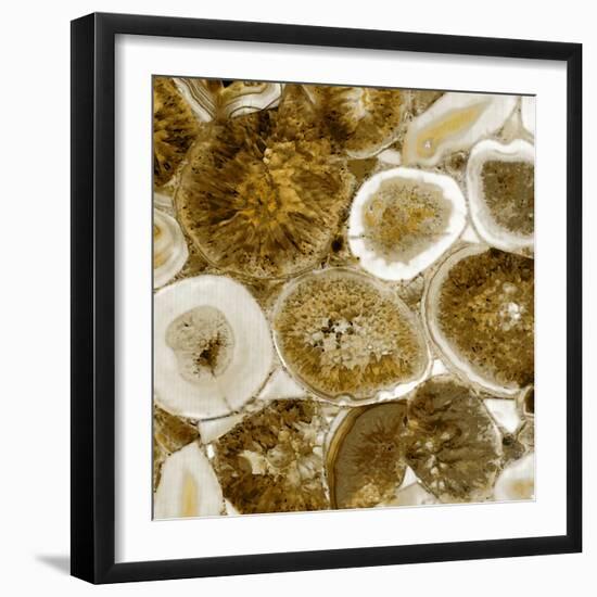 Agate in Gold II-Danielle Carson-Framed Art Print