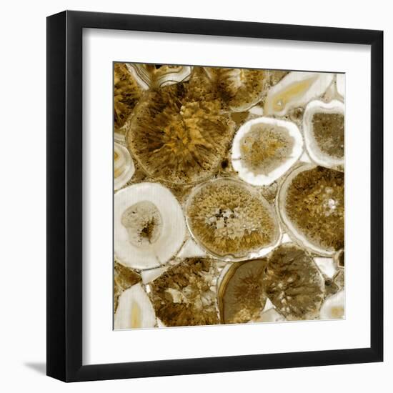 Agate in Gold II-Danielle Carson-Framed Art Print