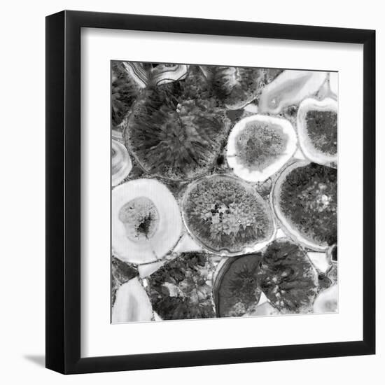 Agate in Grey II-Danielle Carson-Framed Art Print