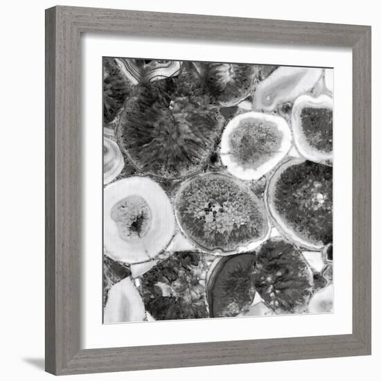 Agate in Grey II-Danielle Carson-Framed Art Print