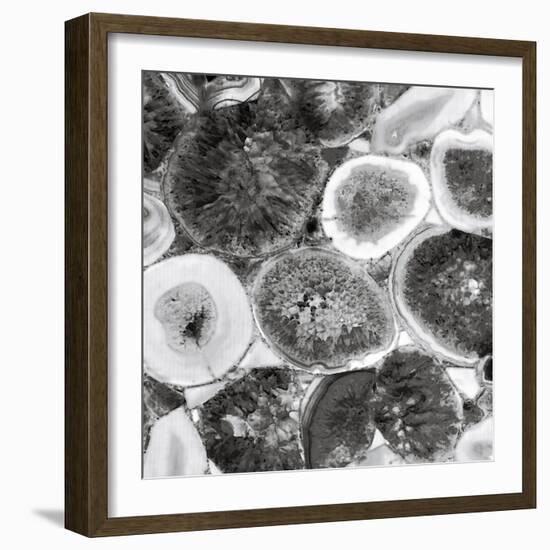 Agate in Grey II-Danielle Carson-Framed Art Print