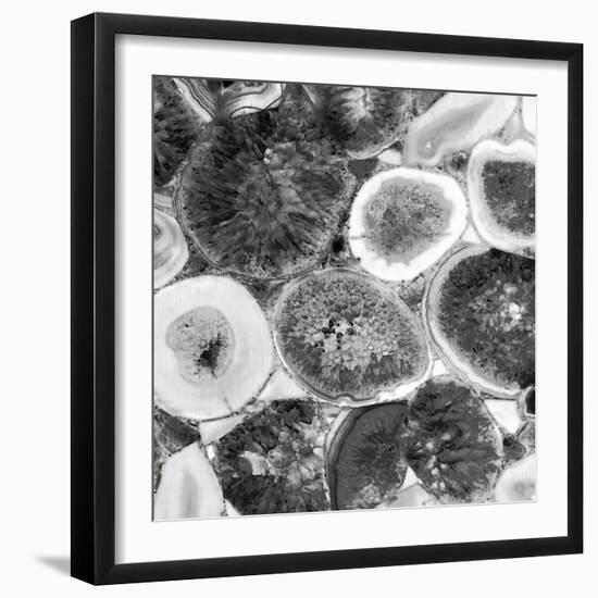 Agate in Grey II-Danielle Carson-Framed Art Print