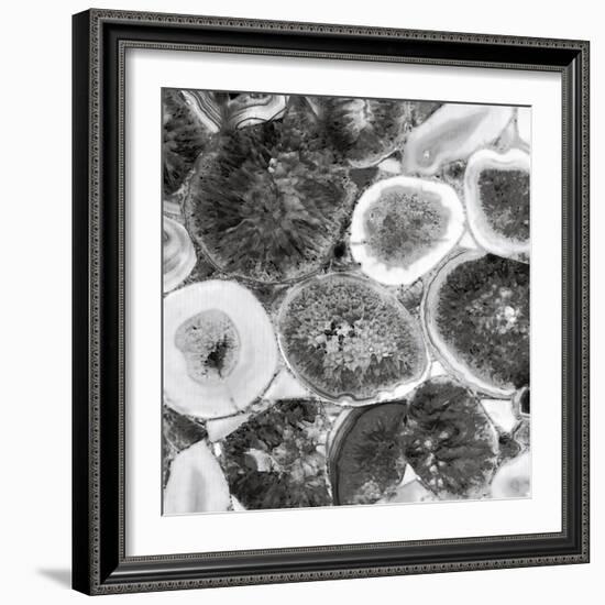 Agate in Grey II-Danielle Carson-Framed Art Print