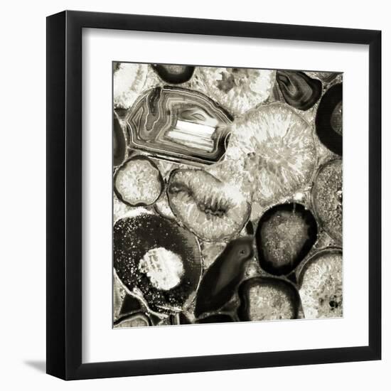 Agate in Pewter II-Danielle Carson-Framed Art Print