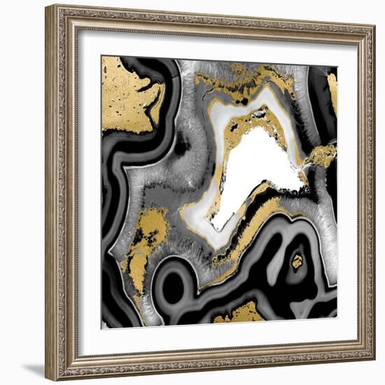 Agate Noir I-Danielle Carson-Framed Art Print