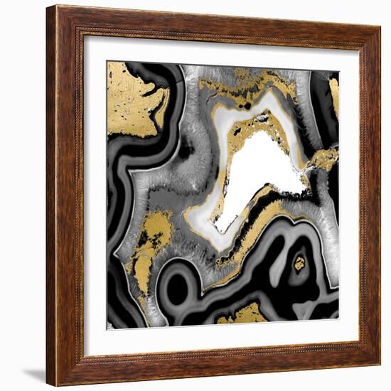 Agate Noir I-Danielle Carson-Framed Art Print