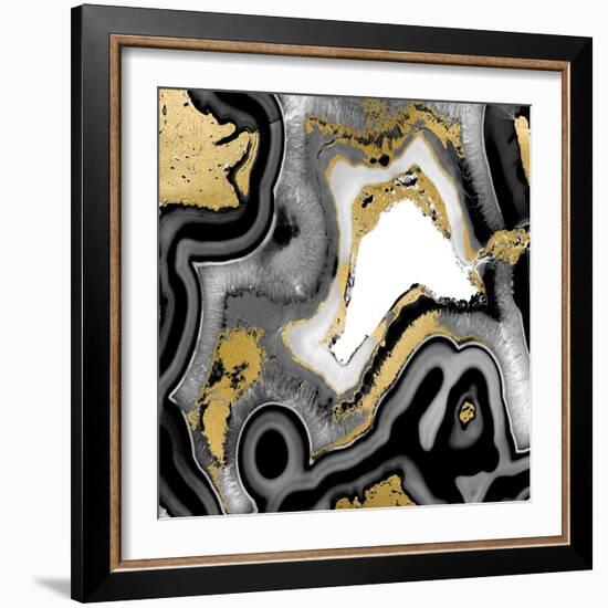 Agate Noir I-Danielle Carson-Framed Art Print