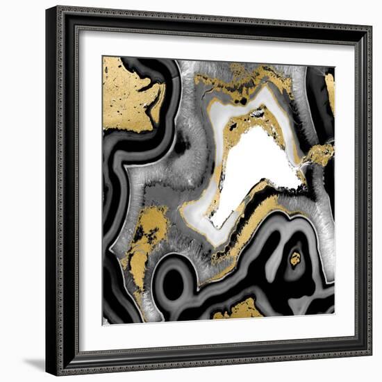 Agate Noir I-Danielle Carson-Framed Art Print