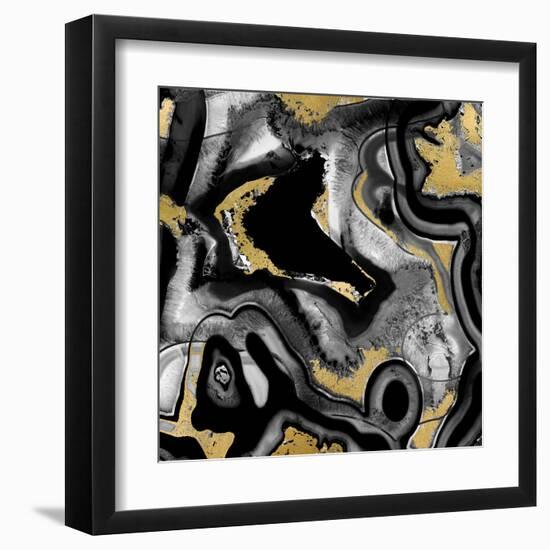 Agate Noir II-Danielle Carson-Framed Art Print