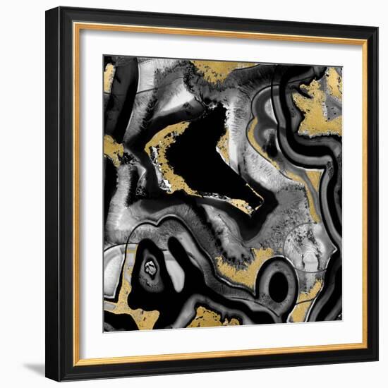 Agate Noir II-Danielle Carson-Framed Art Print