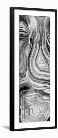 Agate Panel Grey III-Danielle Carson-Framed Art Print
