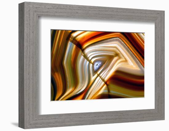 Agate Stone-cienpies-Framed Photographic Print