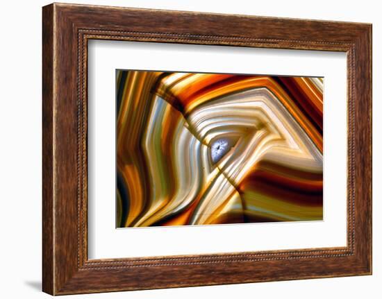 Agate Stone-cienpies-Framed Photographic Print