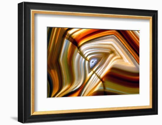 Agate Stone-cienpies-Framed Photographic Print