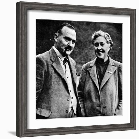 Agatha Christie and Max Mallowan-null-Framed Photographic Print