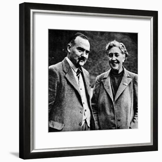 Agatha Christie and Max Mallowan-null-Framed Photographic Print
