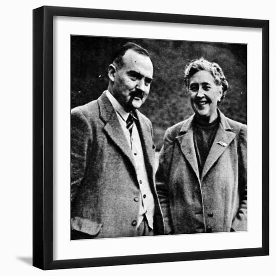 Agatha Christie and Max Mallowan-null-Framed Photographic Print