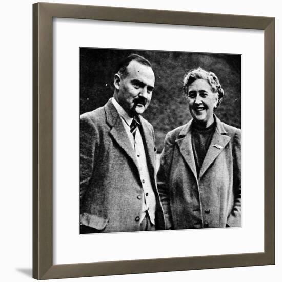 Agatha Christie and Max Mallowan-null-Framed Photographic Print