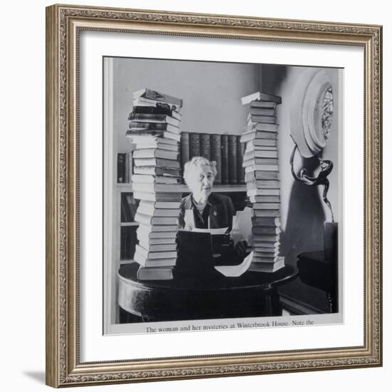 Agatha Christie, the Woman and Her Mysteries at Winterbrook House-English Photographer-Framed Giclee Print