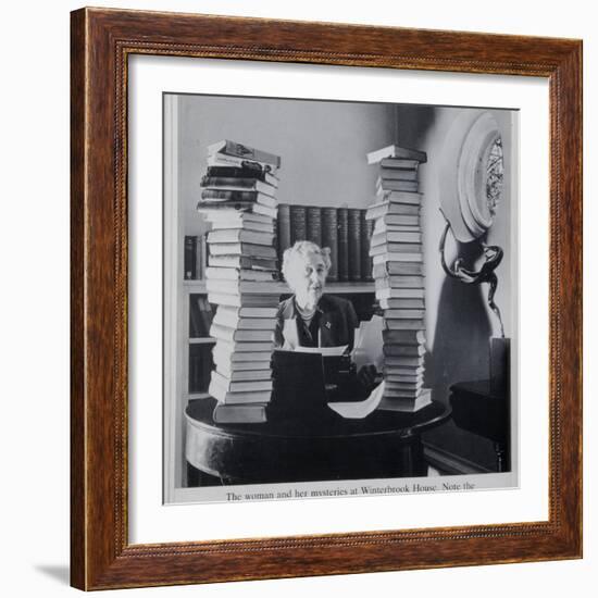 Agatha Christie, the Woman and Her Mysteries at Winterbrook House-English Photographer-Framed Giclee Print