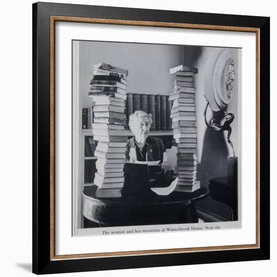 Agatha Christie, the Woman and Her Mysteries at Winterbrook House-English Photographer-Framed Giclee Print