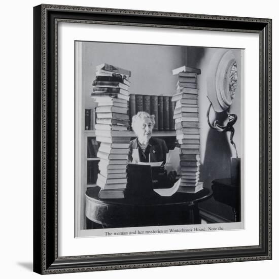 Agatha Christie, the Woman and Her Mysteries at Winterbrook House-English Photographer-Framed Giclee Print